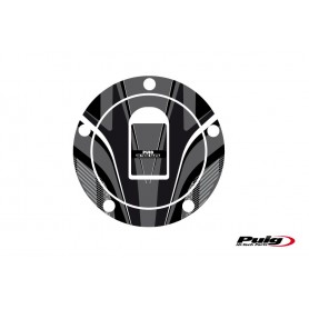 Puig Fuel Cap Cover Radical Kawasaki Green