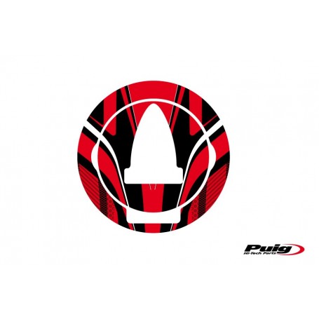 Puig Fuel Cap Cover Radical Aprilia Red