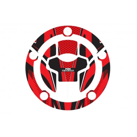 Puig Fuel Cap Cover Radikal Suzuki Red