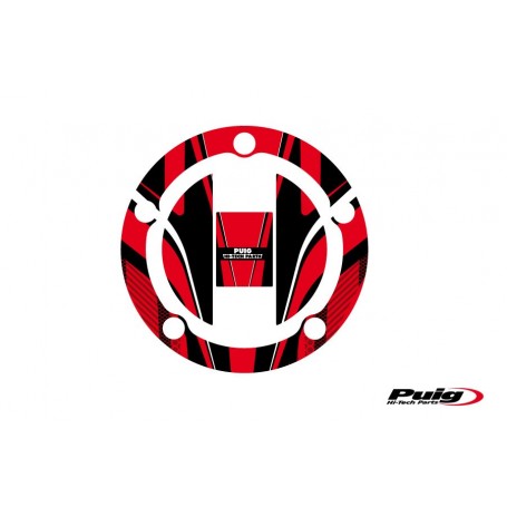 Puig Fuel Cap Cover Radical Suzuki Red