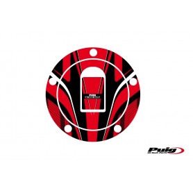 Puig Fuel Cap Cover Radical Kawasaki Red