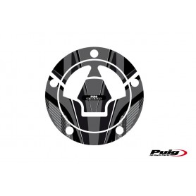Puig Fuel Cap Cover Radical Kawasaki Green