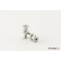 Puig Spools By Pair Hi-Tech Parts Diam.10 mm Silver