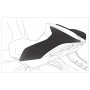 Rear Seat Cowl Kawasaki ZX-6R 24´ C/Black