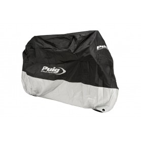 Motorbike Cover S-L C/Silver