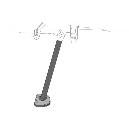 Kickstand Extension with Standard Suspension