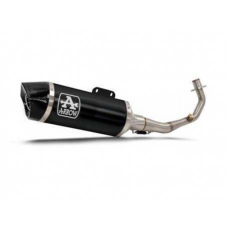 Arrow Dark Aluminum-Carby Racing Urban Silencer Kit  53051AKN