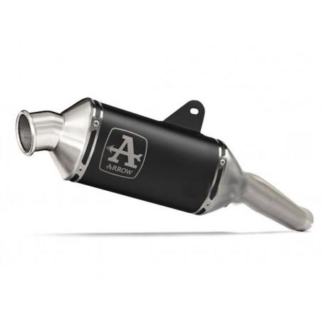 Arrow Dark Aluminum Indy Race Silencer  72640AON