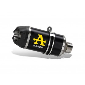 Arrow Dark Aluminum Indy Race Silencer  71971AKN