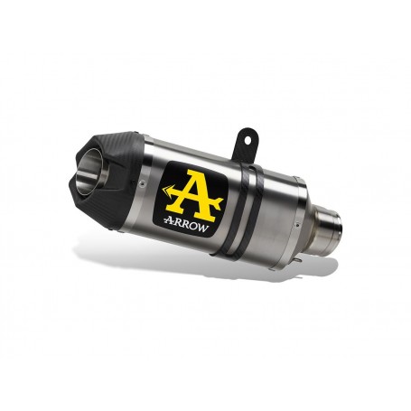 Arrow Dark Aluminum Indy Race Silencer  53547AKN