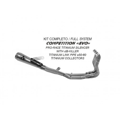 Arrow Competition "Evo" Complete Exhaust System  71100CPR