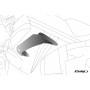 DOWNFORCE RACE SIDE SPOILERS FOR KAWASAKI ZX-10R 2021 - Black