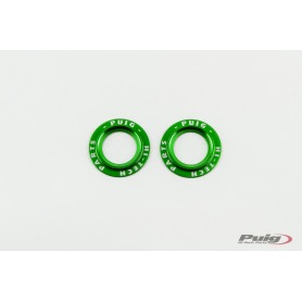 Puig Kit Rings Anodized Front Fork Protector Green