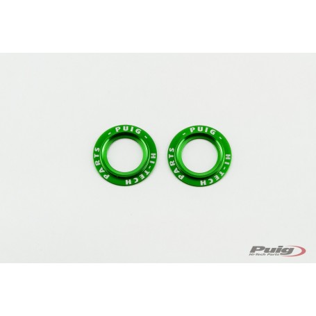 Puig Kit Rings Anodized Front Fork Protector Green