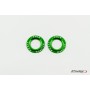 Puig Kit Rings Anodized Front Fork Protector Green