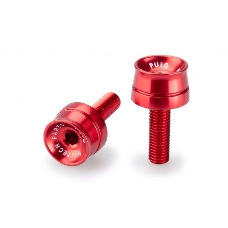 Puig Bar End Aluminium Mod Speed BMW Red