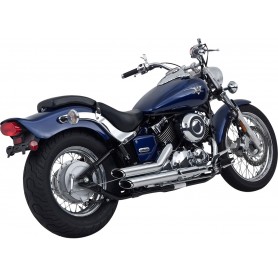 Vance & Hines Shortshots Staggered Exhaust System Chrome