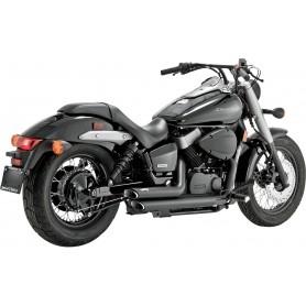 Vance & Hines Shortshots Staggered Exhaust System Black
