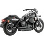 Vance & Hines Shortshots Staggered Exhaust System Black