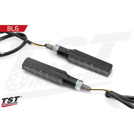 TST LED Rear Pod Turn Signal Bundle Universal BL6 Clear