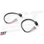 TST LED Front Pod Turn Signal Bundle for Select Yamaha Motorcycles Quadrix Sequential Light Smoke