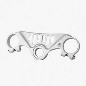 Bonamici Aluminum Top Triple Clamp Kawasaki ZX-6R “Race” 24- - SILVER