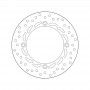 Brembo Brake Disc Performance Serie Oro 68B407A5. front