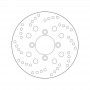 Brembo Brake Disc Performance Serie Oro 68B40741. rear