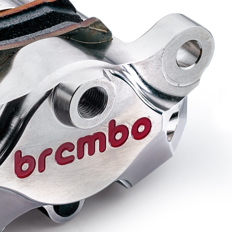 Brembo Rear Brake Caliper P2 34 CNC. Nickel Coating. 84mm