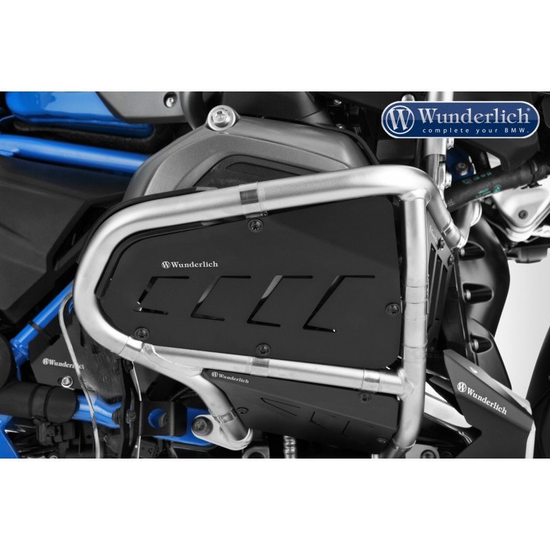 Wunderlich Rock Guard Set for Original BMW Engine Protection Bars. - black