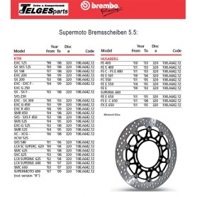 Brembo High Performance Brake Disc SuperMoto KTM and Husaberg