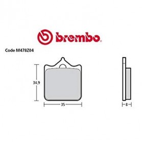 Brembo Racing Brake pad Z03 - M478Z03