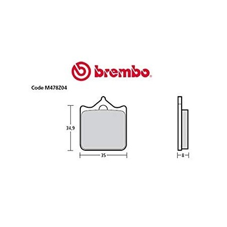 Brembo Racing Brake pad Z03 - M478Z03