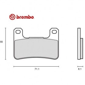 Brembo Racing Brake pad Z03 - M118Z03