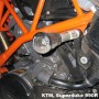 GB Racing Superduke 990 Upper Frame Sliders / Crash Mushroom Kit