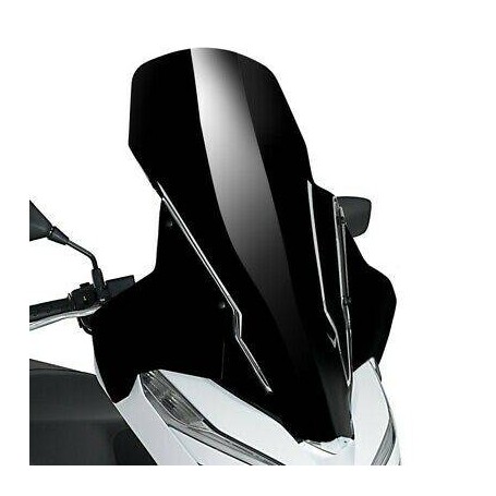 Windshield V-Techline Honda Pcx125 18- C/Black