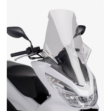 Windshield V-Techline Honda Pcx125 14 -17  C/Black