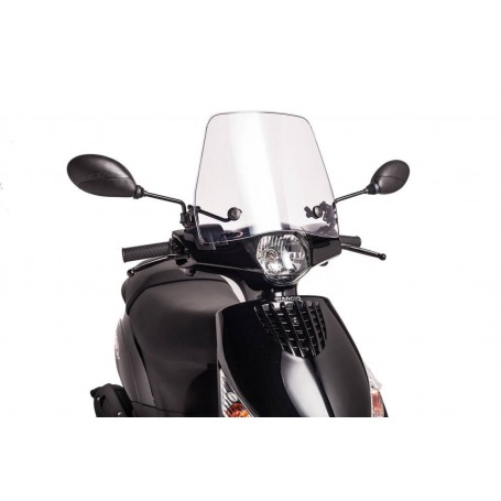 Windshield Traffic Piaggio Zip 50 97-18 C/Clear