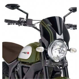 Windshield Retrovision Scrambler 15-17 Black/Bl