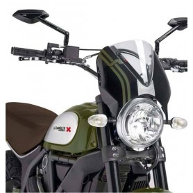 Windshield Retrovision Scrambler 15-18 Black/Cl