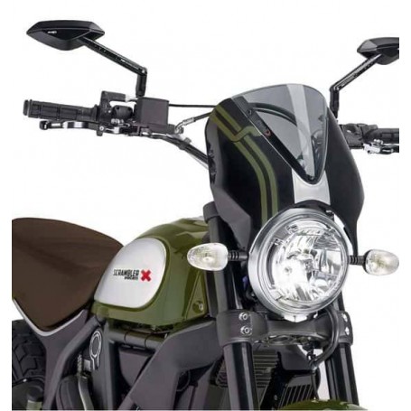 Windshield Retrovision Scrambler 15-17 Black/Sm