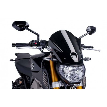 Windshield New Gener. Yamaha Mt09 13 -16  C/Black