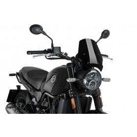 Winds.New Generation Benelli Leoncino 500 C/Black