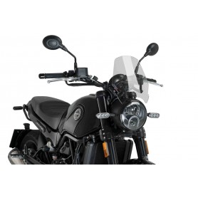 Winds.New Generation Benelli Leoncino 500 C/Clear