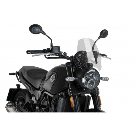 Winds.New Generation Benelli Leoncino 500 C/Clear