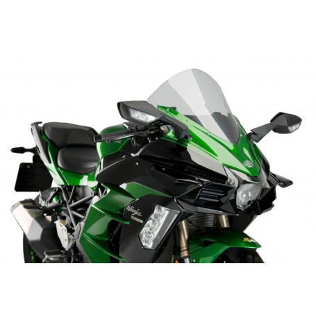 Downforce Spoilers For Kawasaki Ninja H2/Sx C/Blac