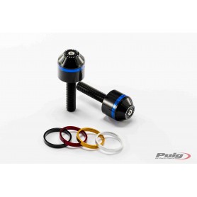 Short Bar End W/Rings Bmw R Nine T C/Black