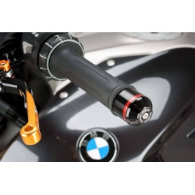 Short Bar End W/Rings Bmw R1200R C/Black