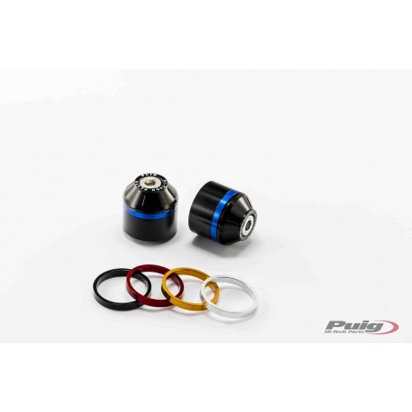 Short Bar End W/Rings Bmw F800Gs C/Black