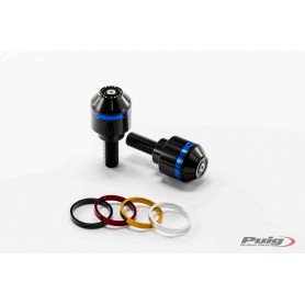 Short Bar End W/Rings Bmw F800R C/Black